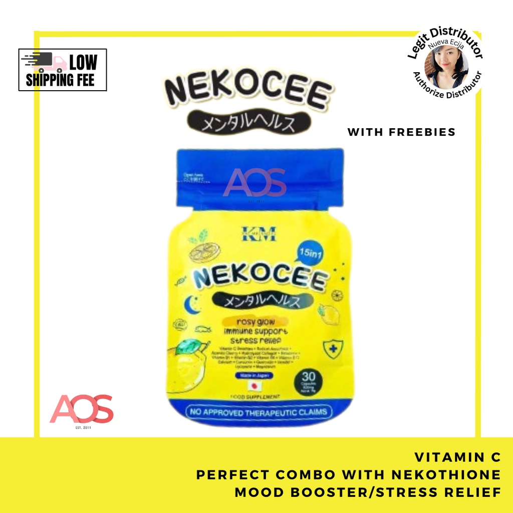 Aos Nekocee In Rosy Glow Immune Support Stress Relief Vit C By