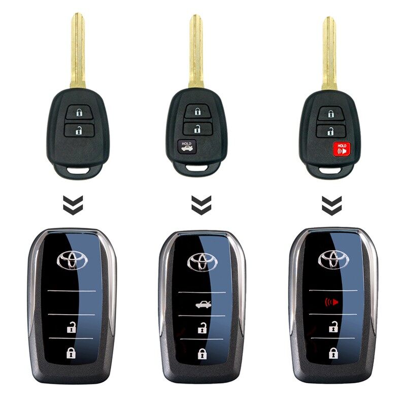 Cod Modified Flip Key For Toyota Vios Gen Remote Cover