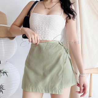 Emily Korean Skort Palda Shorts High Quality Cotton Linen Skirt