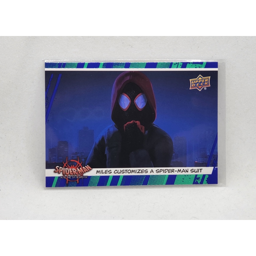 2022 Upper Deck Spider Man Into The Spider Verse Miles Customizes A