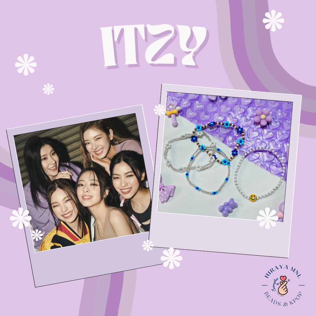 ITZY Inspired Bead Bracelet Yeji Lia Shopee Philippines