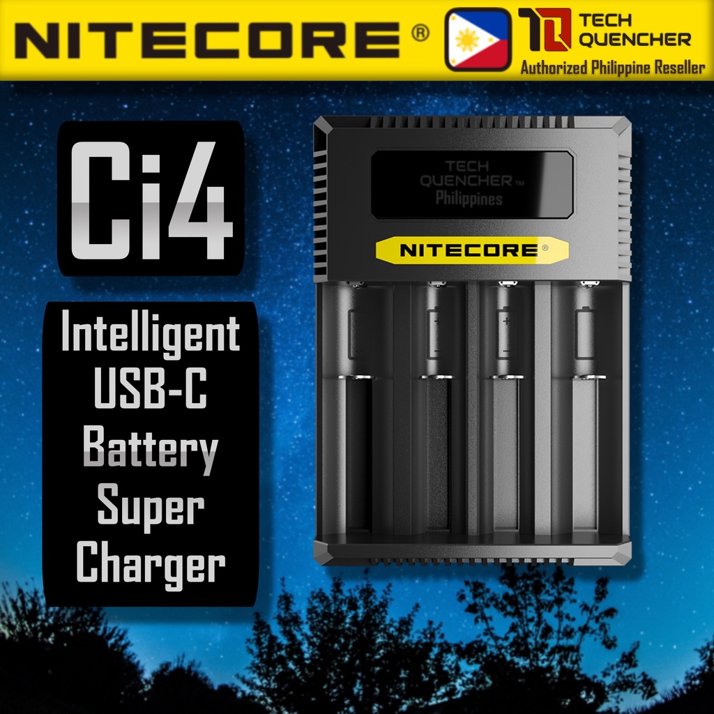 Nitecore Ci Usb C Battery Charger Four Slot Super Intelligent