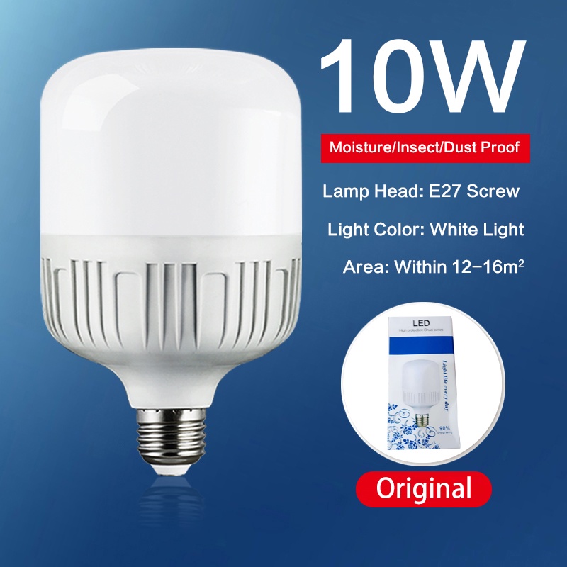 Led Bulb Light For House Energy Saving Waterproof Bulbs 220 Volts E27