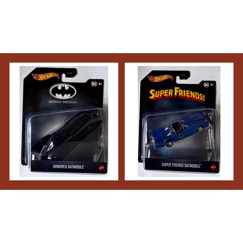 Hot Wheels Batman Returns Armored Batmobile Black Super Friends