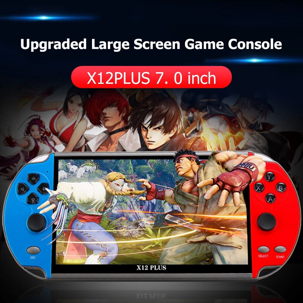 Morui X7 Plus X12 Built In 6000 Game Support Video E Book Handheld