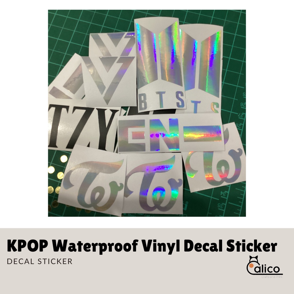 KPOP Waterproof BTS Enhypen Blackpink Etc Vinyl Decal Sticker Shopee