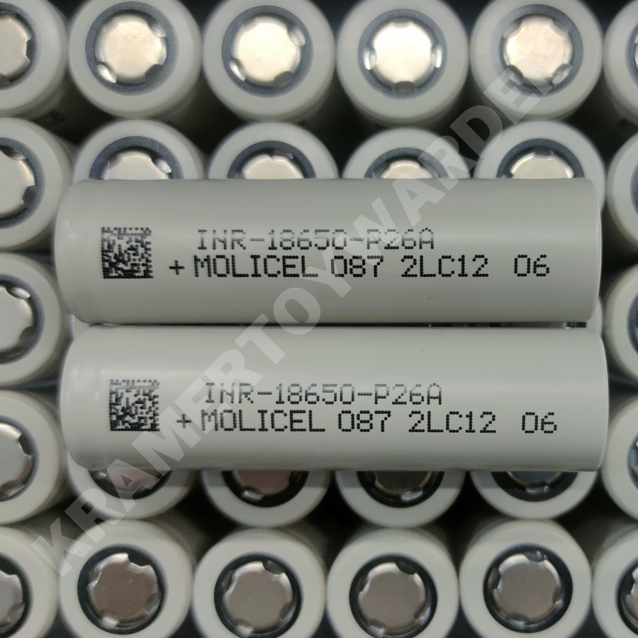 Molicel 18650 P26A 2600mah Rechargeable Lithium Ion Battery Shopee