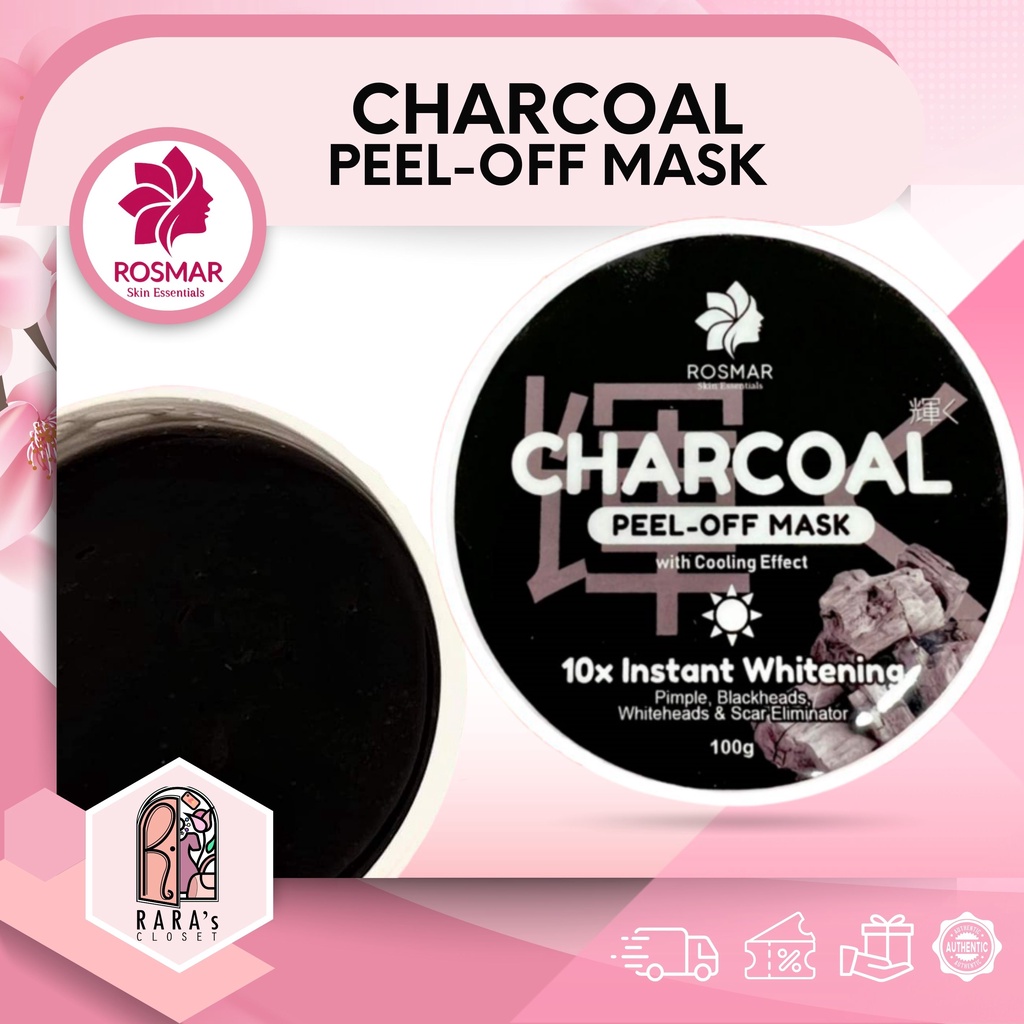 Rosmar Charcoal Peel Off Mask G Shopee Philippines