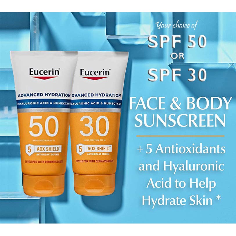 Eucerin Advanced Hydration Lightweight Sunscreen Lotion Spf W