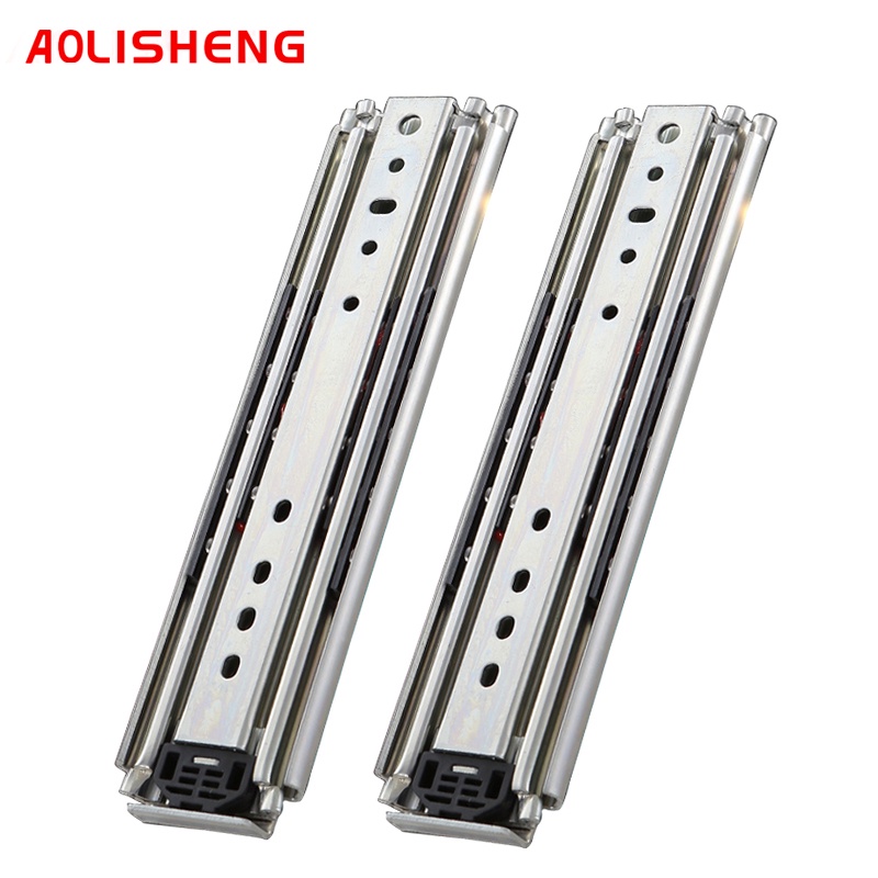 AOLISHENG Heavy Duty Slide Rail Slide Rail 76 Wide Load Bearing Cabinet