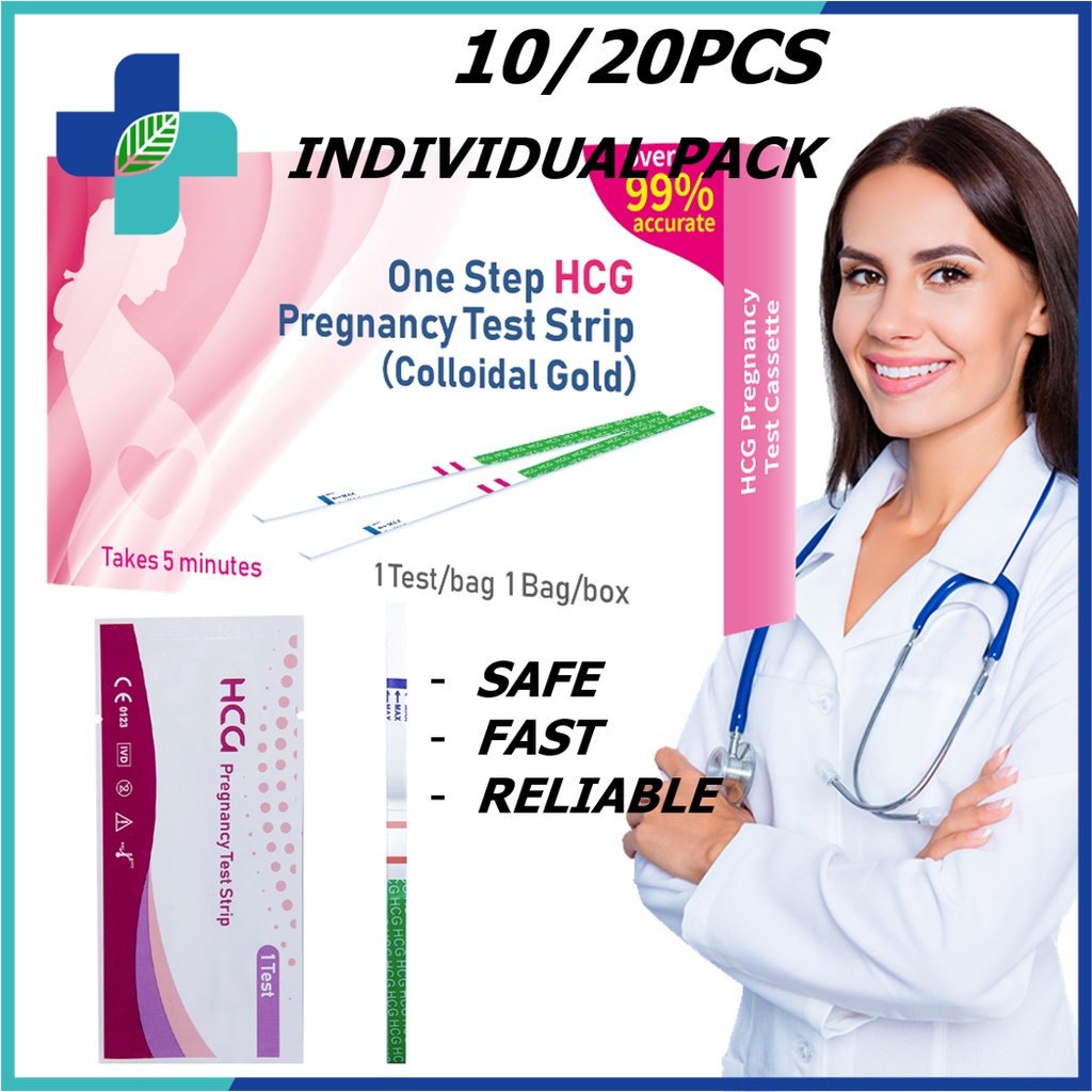 Hcg Pregnancy Test Strip Early Kit Original Fast Response Ovulation 10