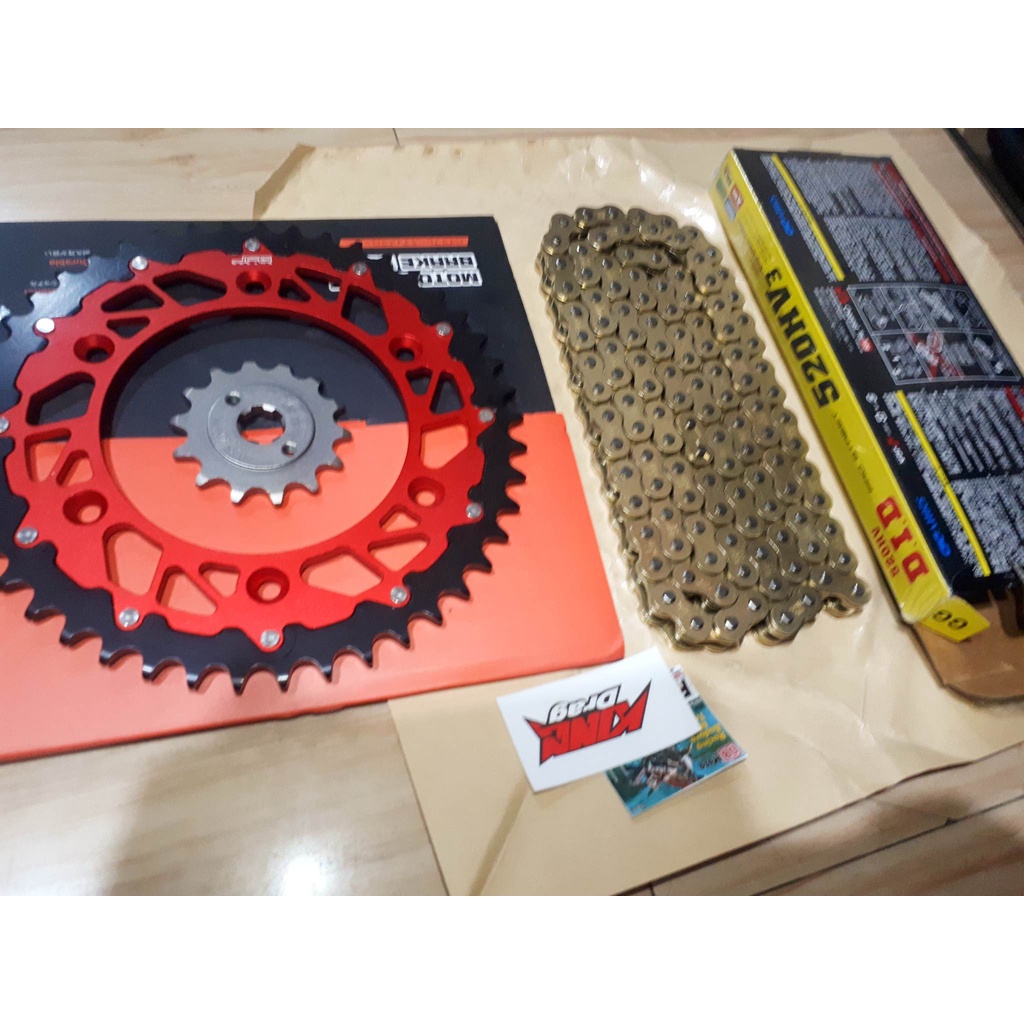 CRF 150L 520 SPROCKET SET Japan ORING CHAIN 14 45 Road Off Road