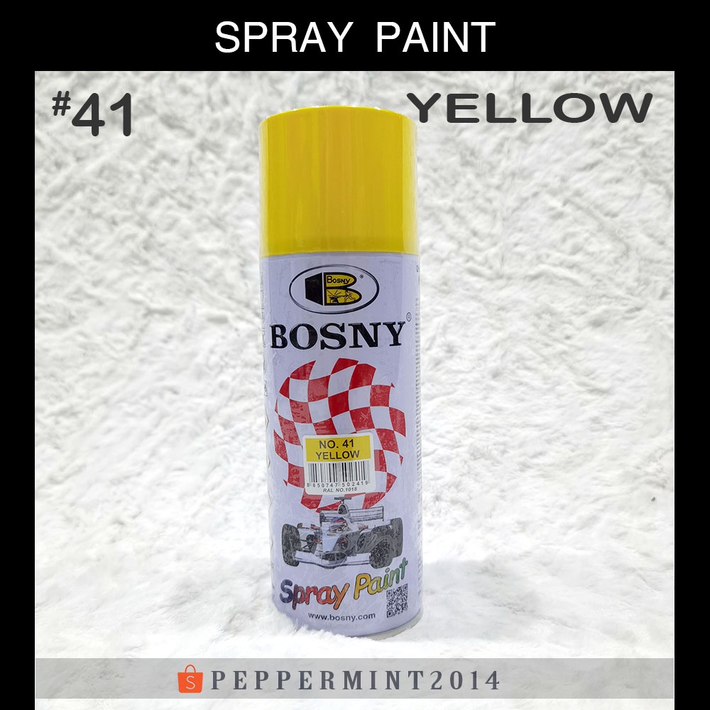 Original Authentic Bosny 100 Pure Acrylic Spray Paint Solid Multiple