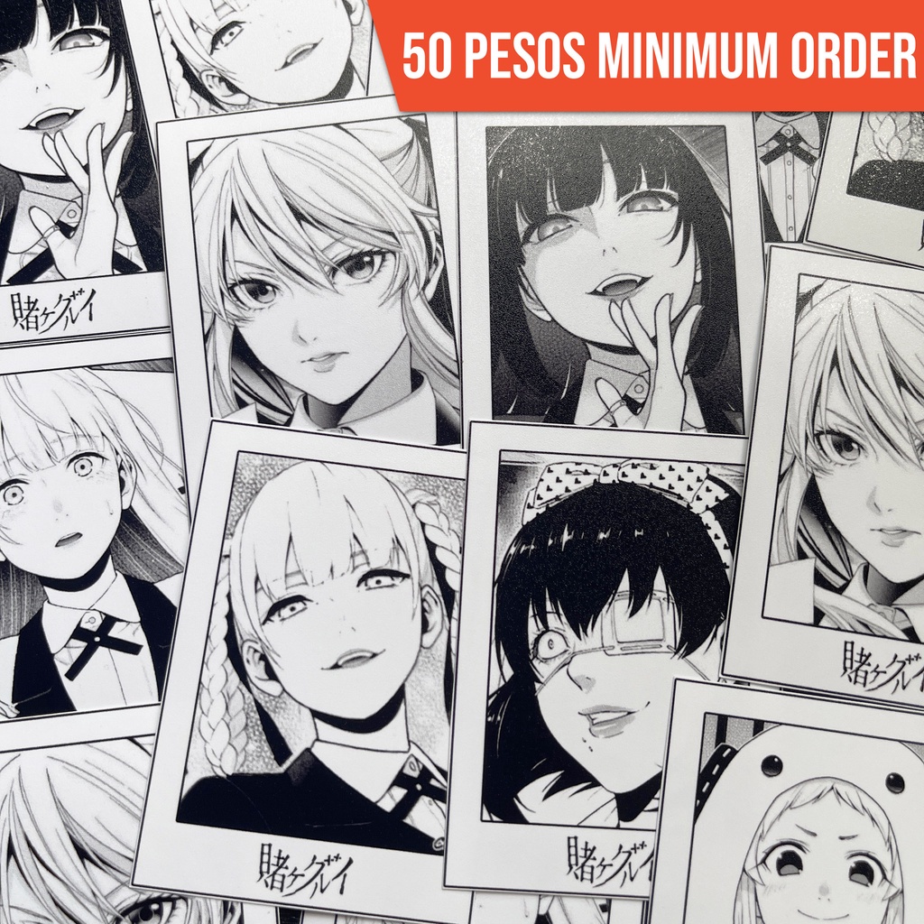 Kakegurui Anime Manga Photocard Photopaper Shopee Philippines