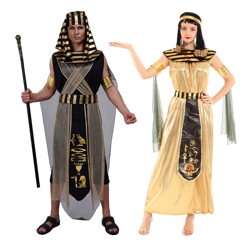 High Quality Men S Pharaoh Cleopatra Costume Cosplay Egypt Egyptian