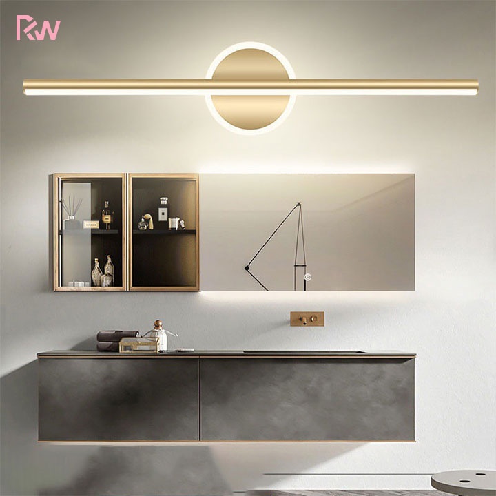 Led Wall Lamp Linear Bathroom Mirror Headlight Toilet Hotel Dressing