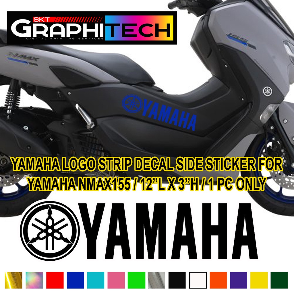 Yamaha Logo Strip Decal Side Sticker For Yamaha Nmax L X H