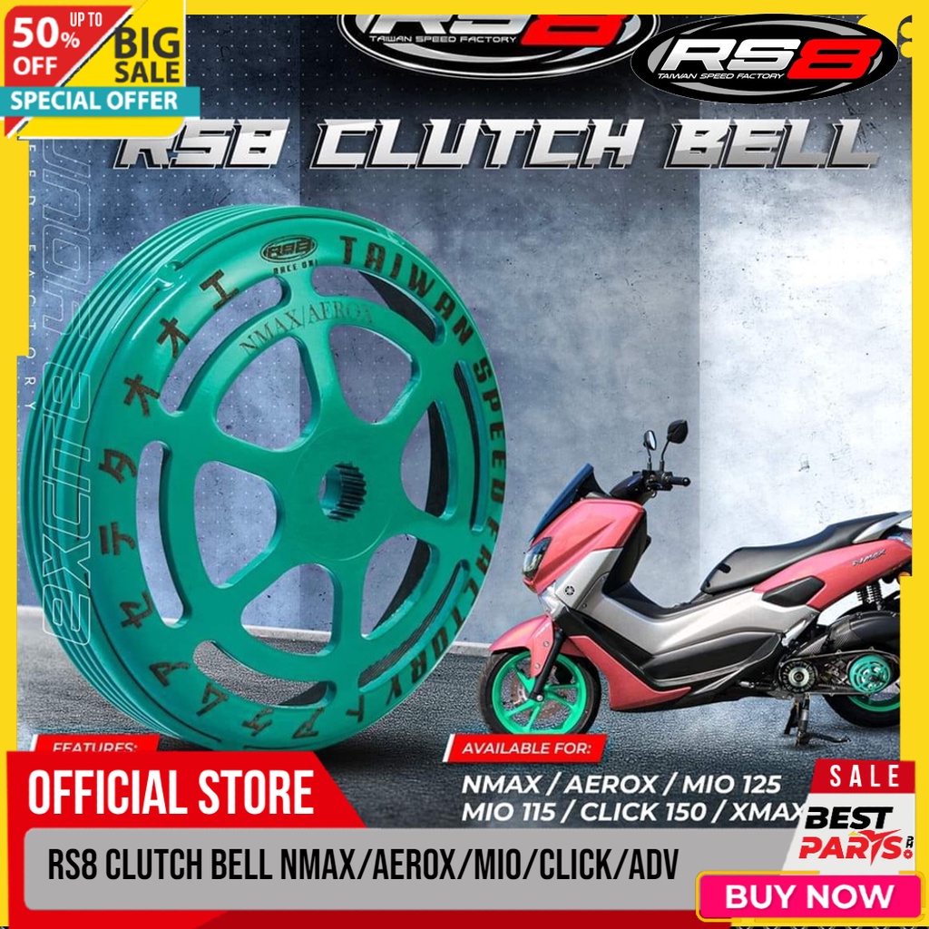 Rs Clutch Bell For Nmax Aerox Click Pcx Adv Mio Sporty