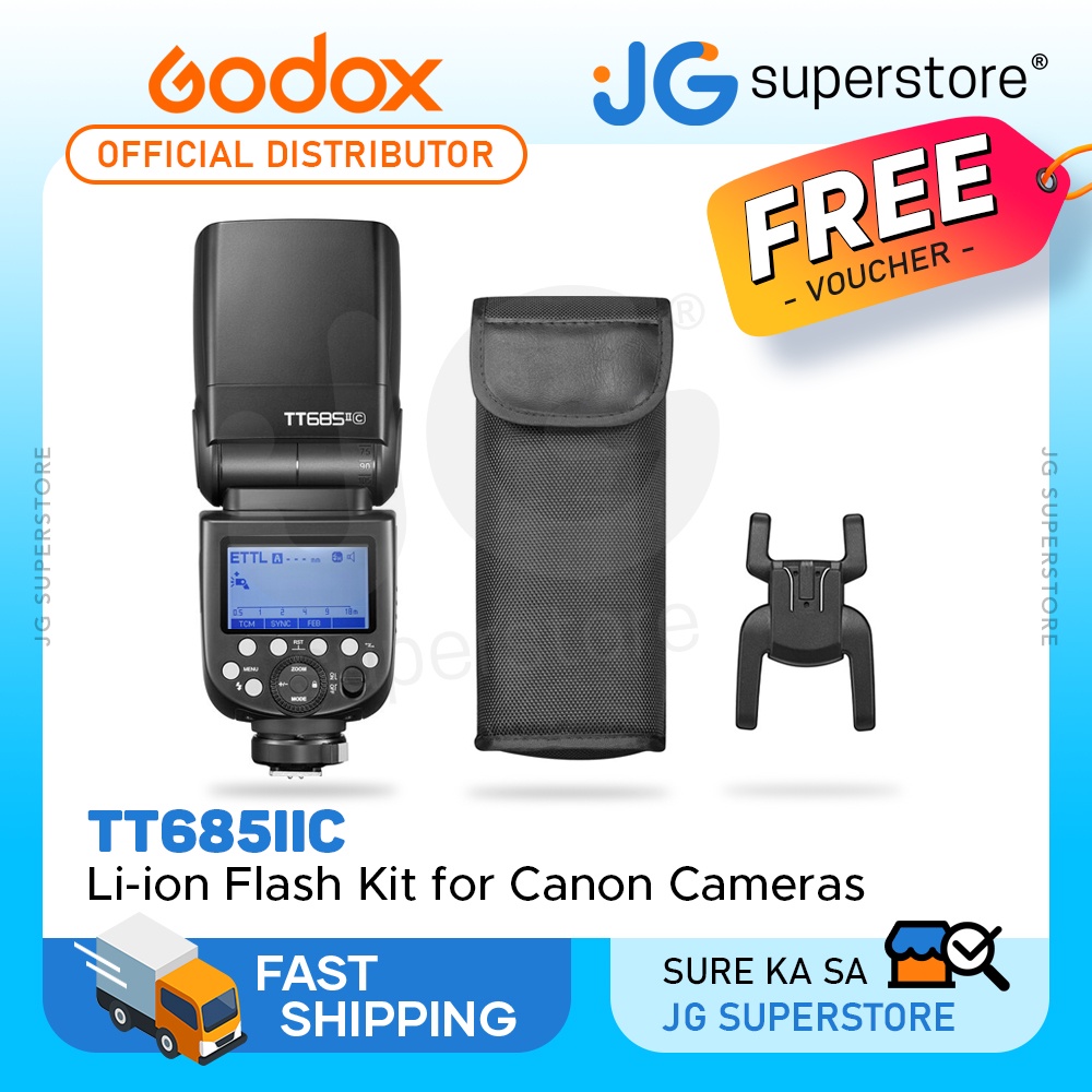 Godox TT685 II Thinklite TTL Camera Flash With 2 4GHz X Radio System