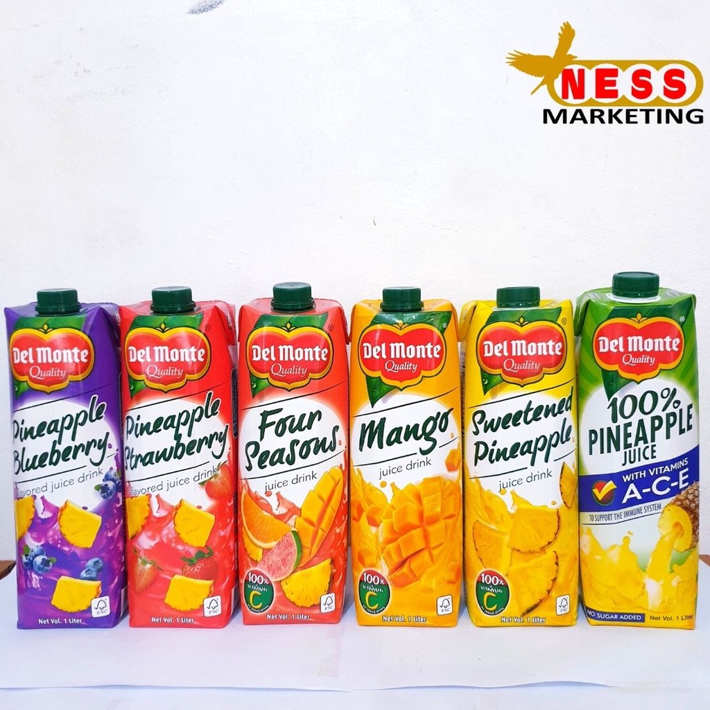 DEL MONTE JUICE DRINK 1Liter Shopee Philippines