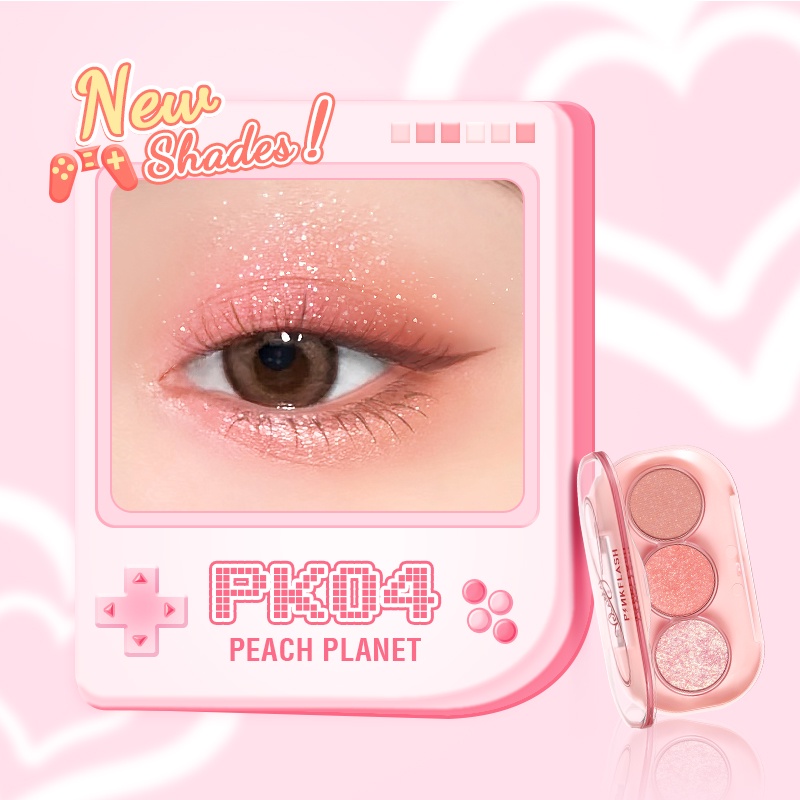 PINKFLASH Highlighter Eyeshadow Palette Waterproof Matte Glitter Face