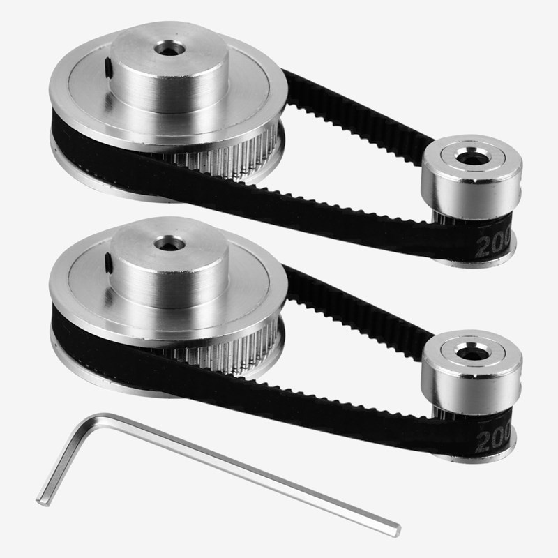 ﺴ3D Timing Belt Pulley Synchronous Wheel Set Stepper Motor Reduction