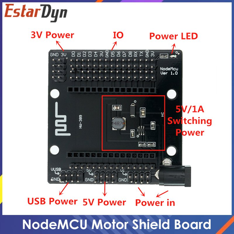 Nodemcu Node Mcu Base Esp Testing Diy Breadboard Basics Tester