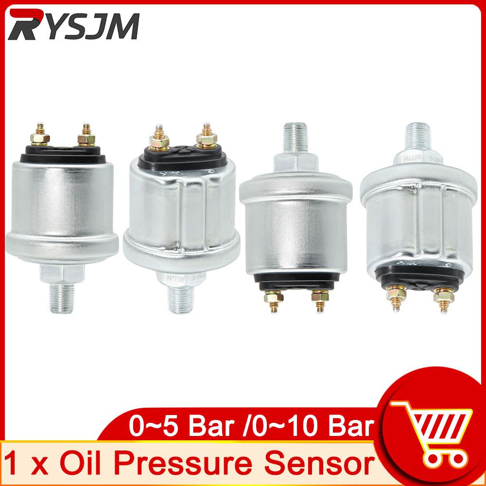 HD Universal Oil Pressure Sensor Range 0 To 10 Bars 1 8 Npt Generator