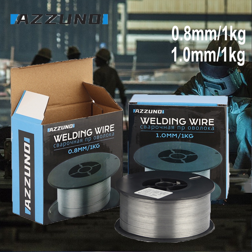 AZZUNO Wire Gasless Flux MIG Welding Wire Cored Without Gas 8mm 1 0mm