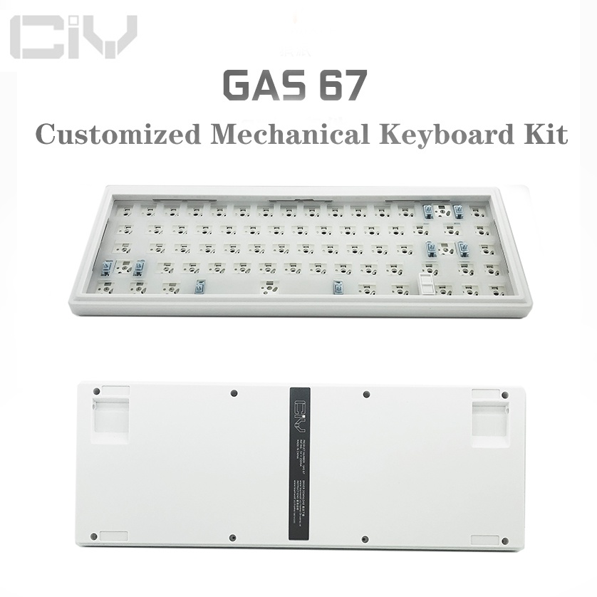 ZUOYA GAS67 Hot Swap RGB Gaming Mechanical Keyboard Kit WiredSupport