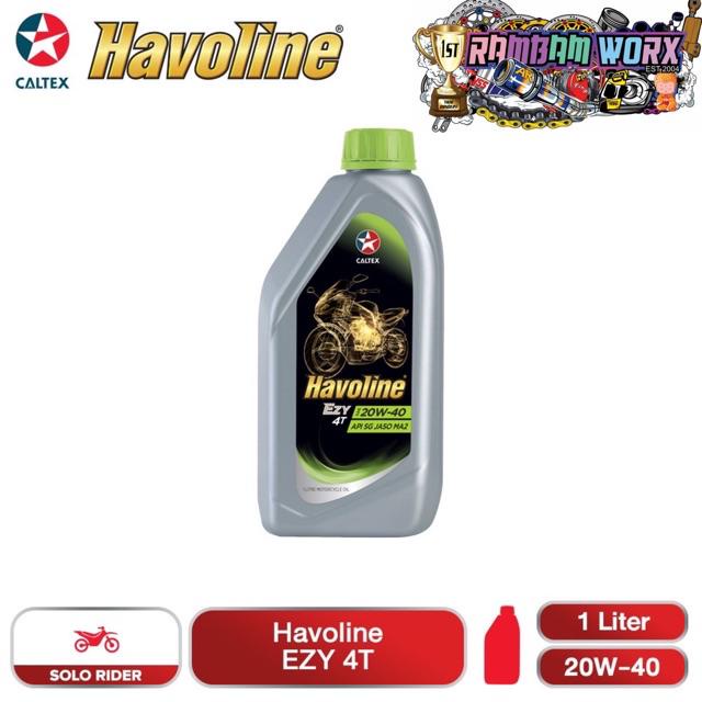 Havoline Engine Oil EZY 20W 40 1Liter 800ml Shopee Philippines