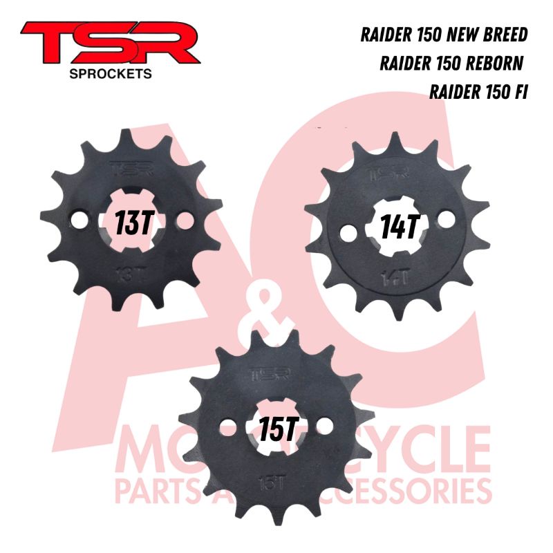 TSR Raider 150 Fi Reborn New Breed Engine Sprocket 428 Shopee