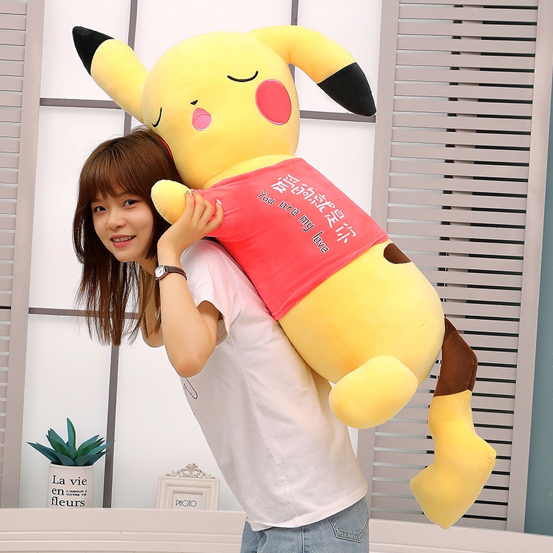 Cm Pokemoned Long Pikachu Plush Toy Dolls Soft Quality Stuffed