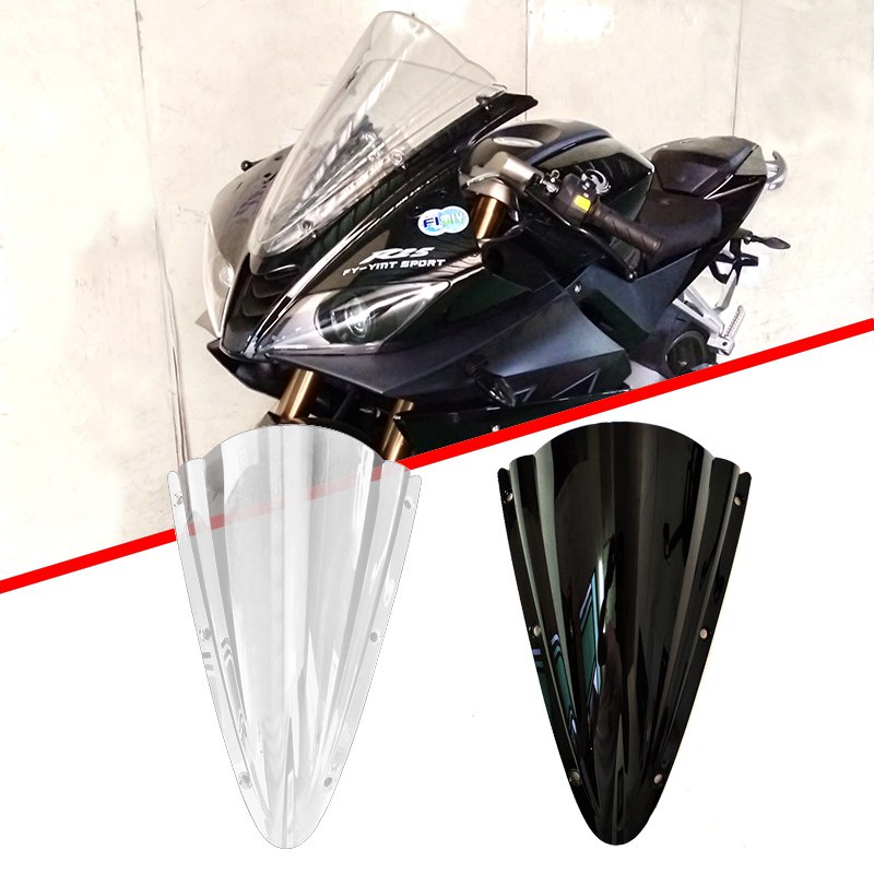 For Yamaha YZF R125 Windscreen Wind Screen Smoke Iridium 2008 2018 MOTO