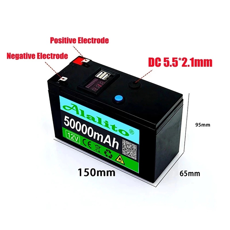 Ly V Battery Ah Lithium Battery Pack Rechargeable Battery