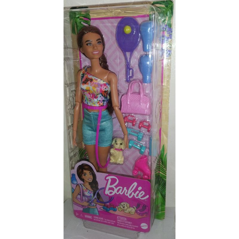 Barbie Wellness Doll Articulated Braid Brunette NRFB Shopee Philippines