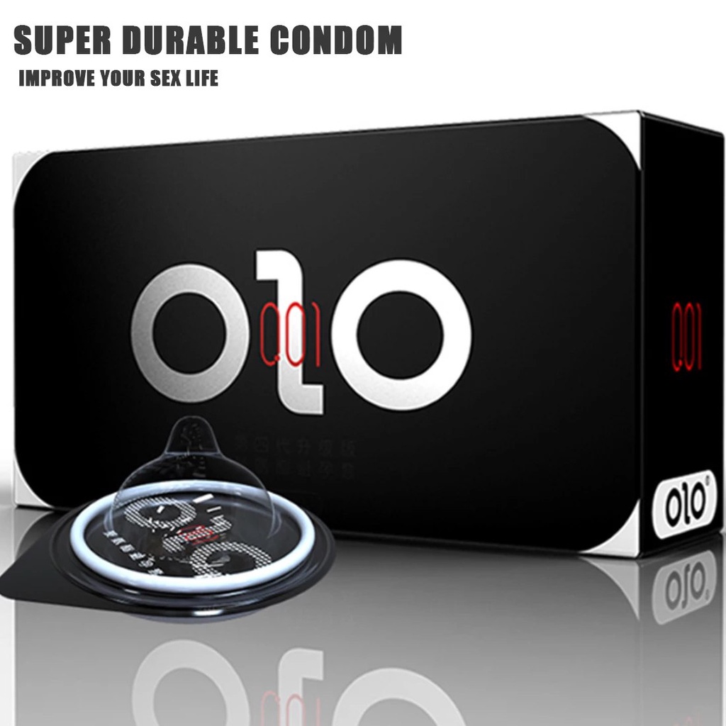 10 Pcs Box OLO Condom Ultra Thin Cock Condom Intimate Goods Sex