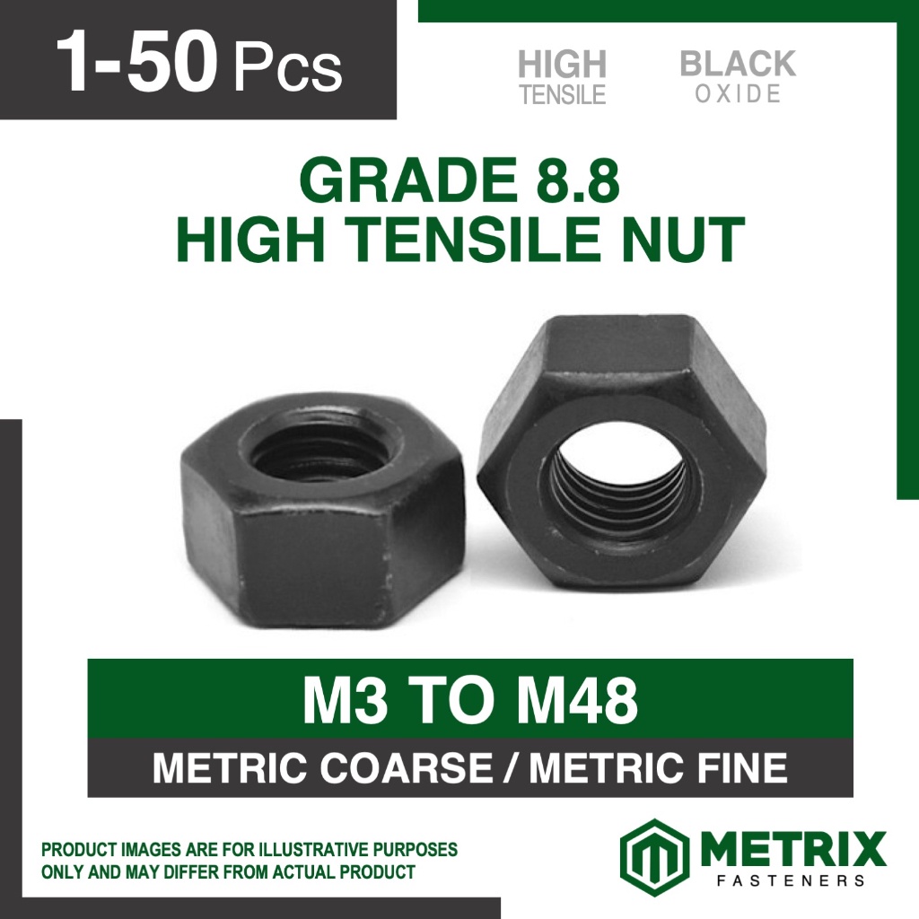 Pc Grade High Tensile Hexagon Nut Ht Nut Metric Coarse