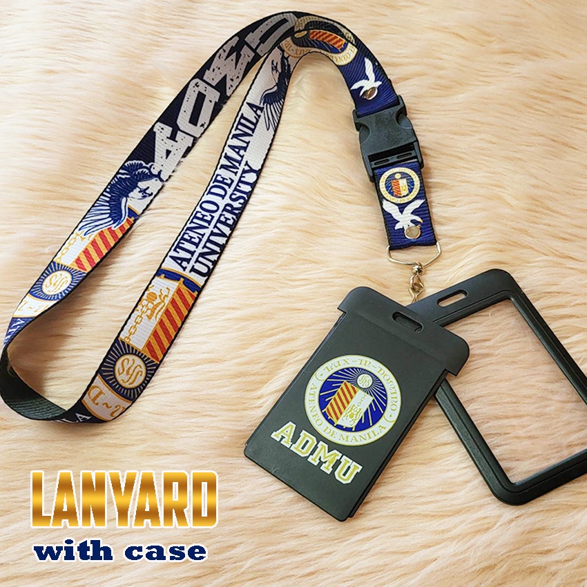 New Admu Ateneo De Manila University Lanyard Ateneo Id Lace Holder