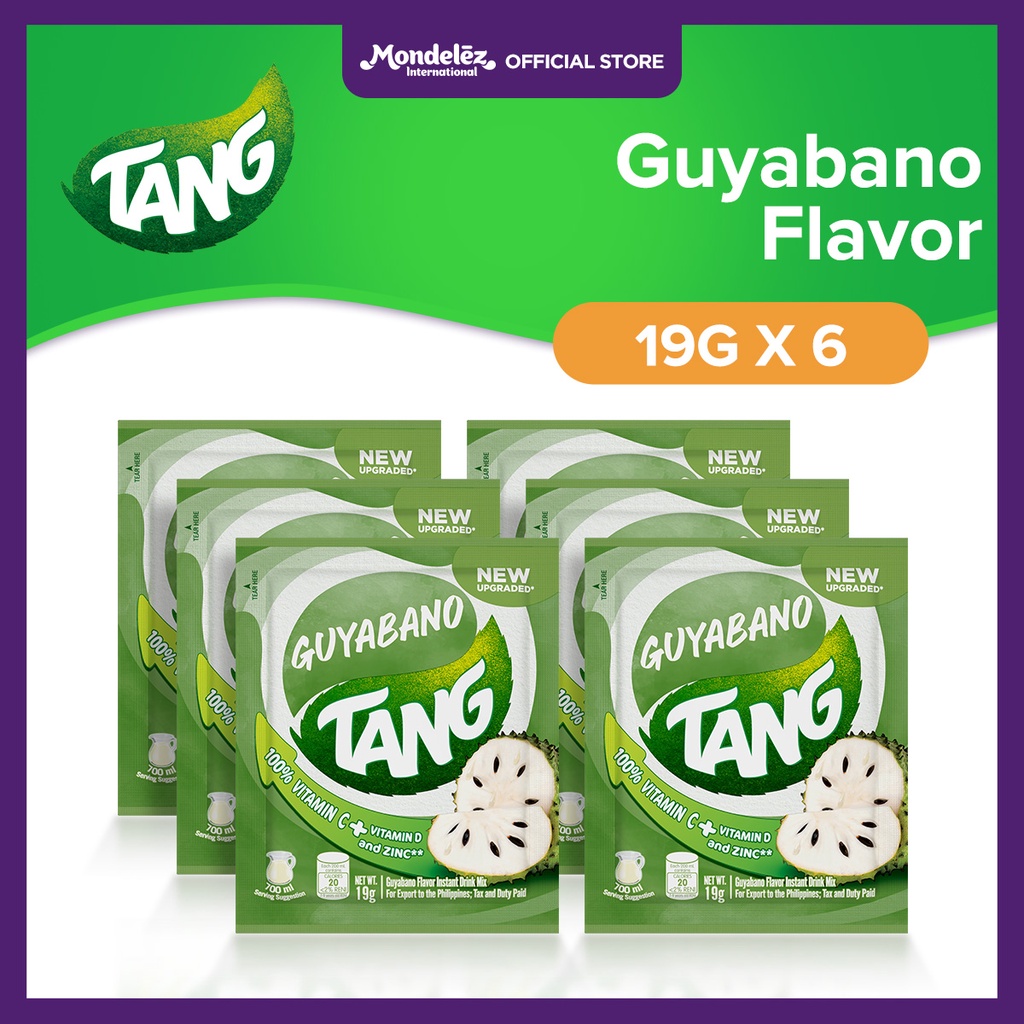 Tang Instant Drink Mix Guyabano Flavor 19g Set Of 6 Shopee