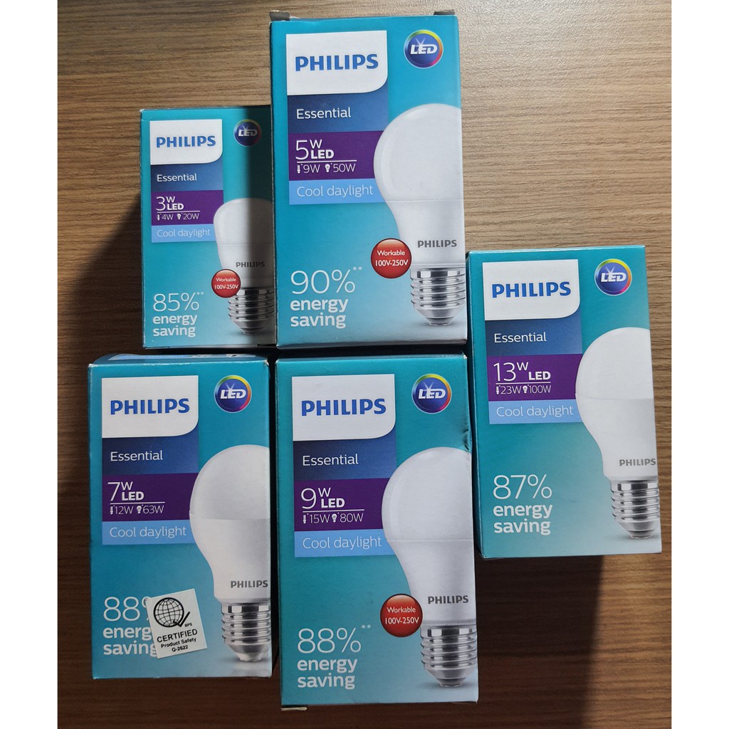 Philips Essential Led Bulb W W W W W Shopee Philippines