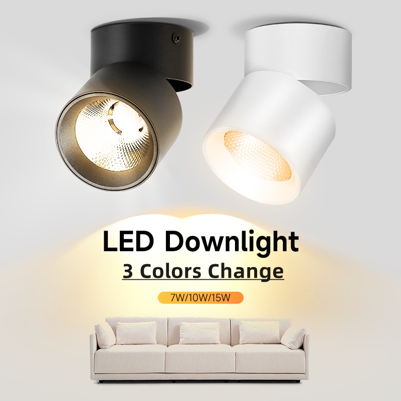 Foldable Led Downlight 7W 10W Spot Light Ceiling Light Surface Mounted