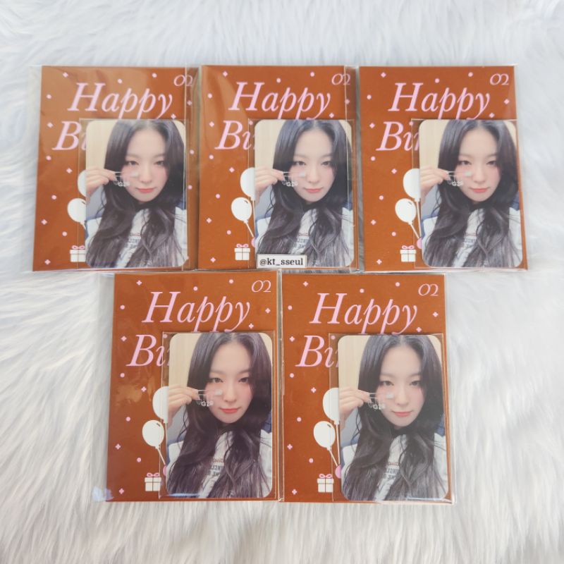 Onhand Red Velvet Seulgi Artist Birthday Card Photocard Pc