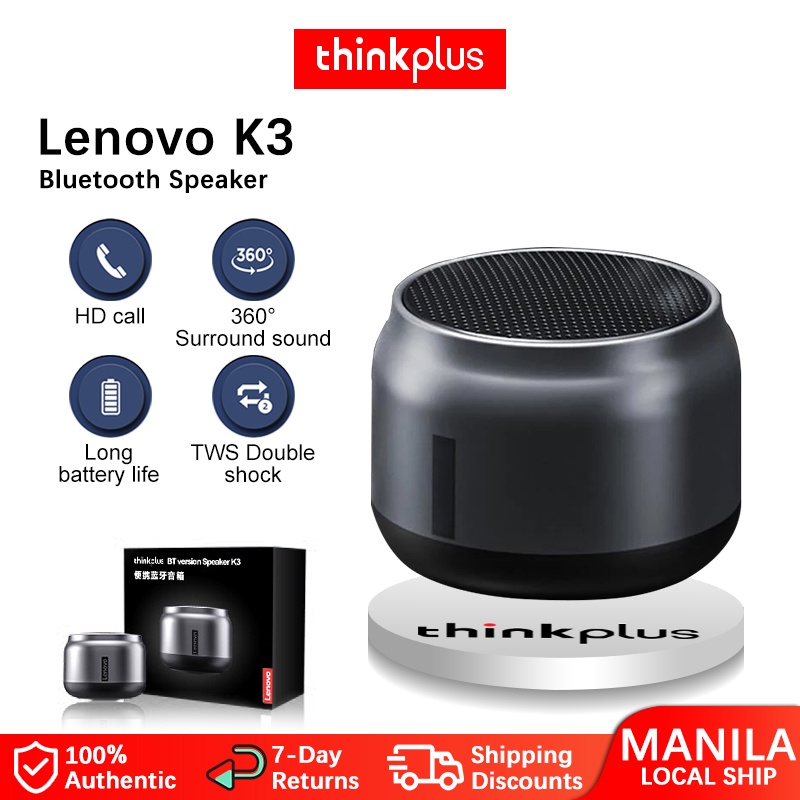 Lenovo K30 Speaker Bluetooth Wireless Speaker Waterproof Portable Hi Fi