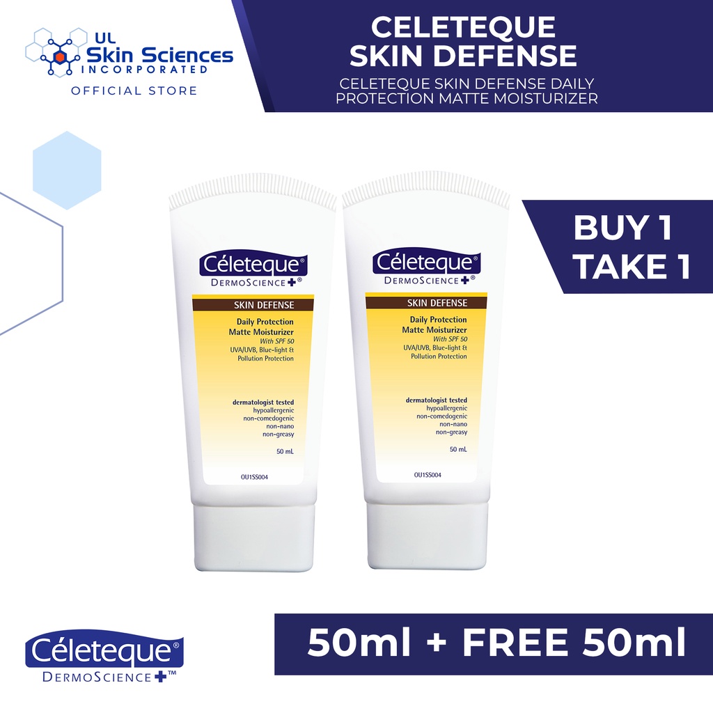 2023CODBUY 1 TAKE 1 SUNSCREEN Celeteque Skin Defense Daily Protection