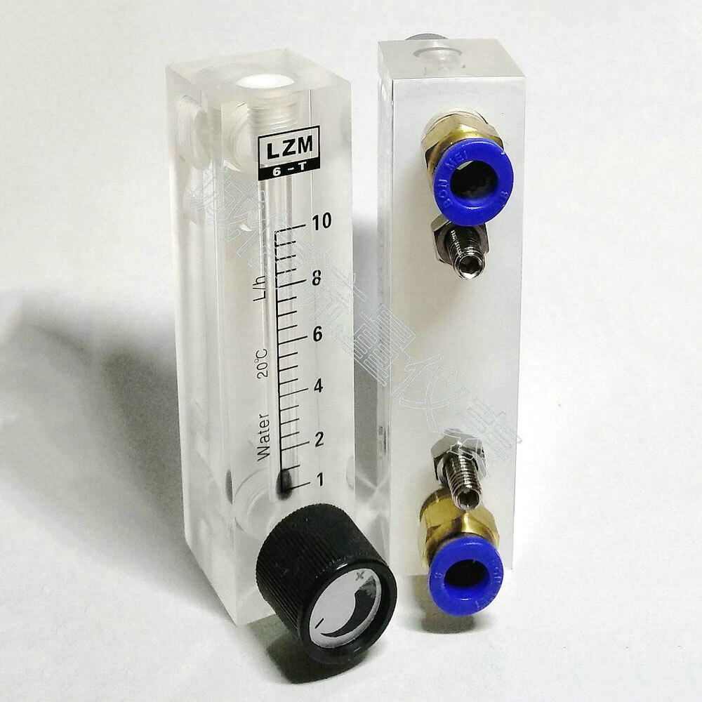 1 10 2 20 3 30 4 40 5 50 6 60LPH LZM 6T Water Liquid Flowmeter