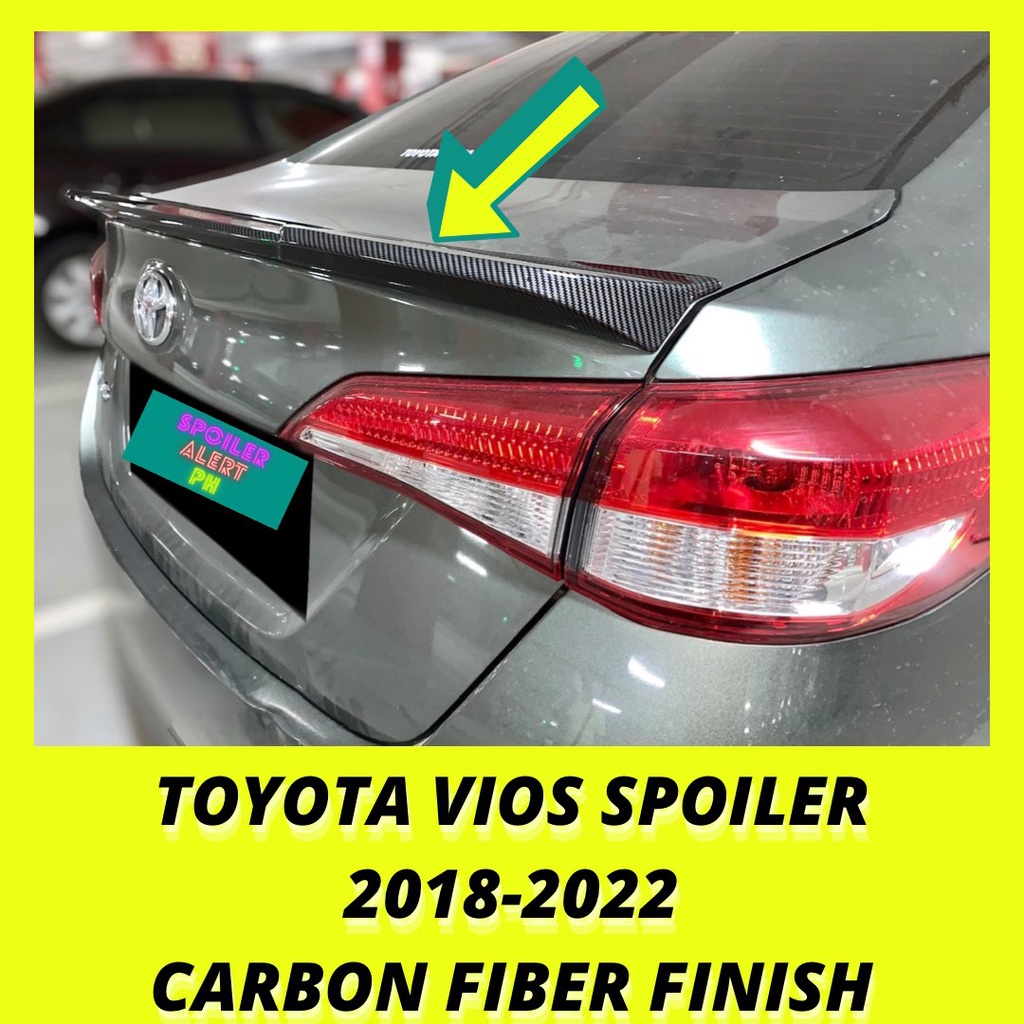 Toyota Vios Spoiler Gr Ducktail Gen Carbon