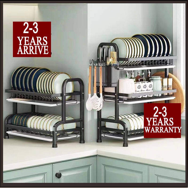 2 3 Tier Dish Rack Kitchen Dish Rack Kitchen Organizer Shelf Cabinet