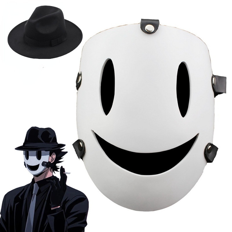 Anime Cosplay Tenkuu Shinpan High Rise Invasion Cosplay Mask Hat PVC