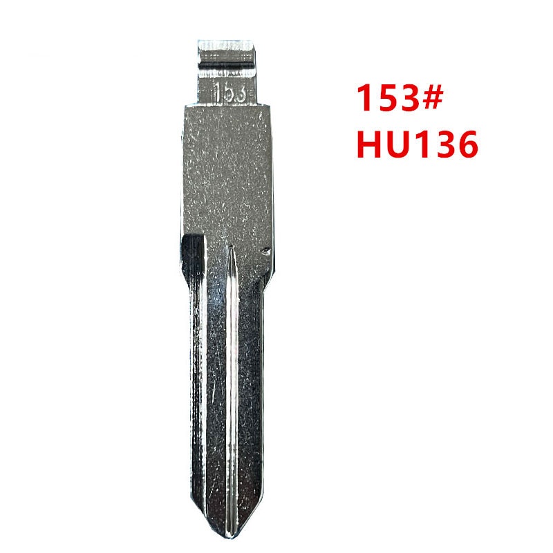 Pcs Hu Metal Uncut Blank Flip Remote Key Blade For